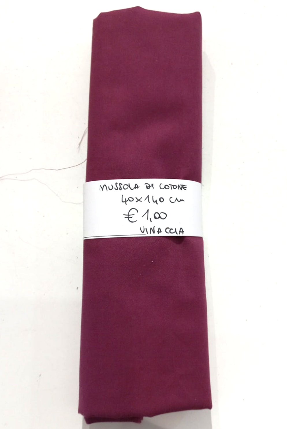 Mussola di Cotone 40x140 cm Vinaccia
