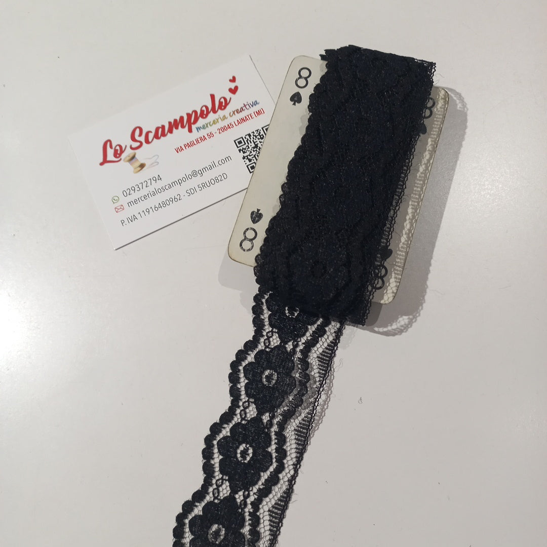 Pizzo Nero 3,5x500 cm