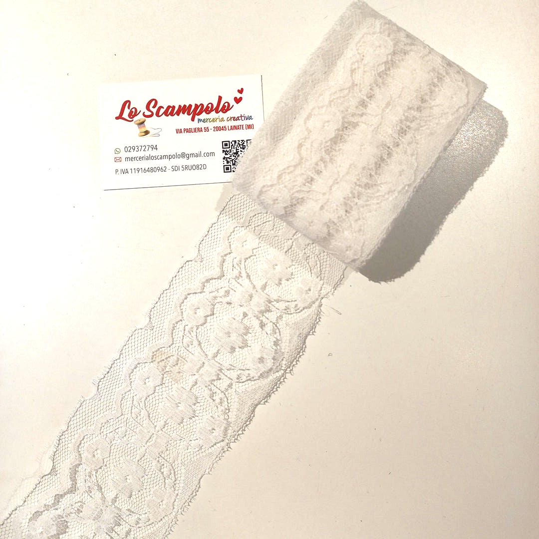 Pizzo Bianco 7x500 cm