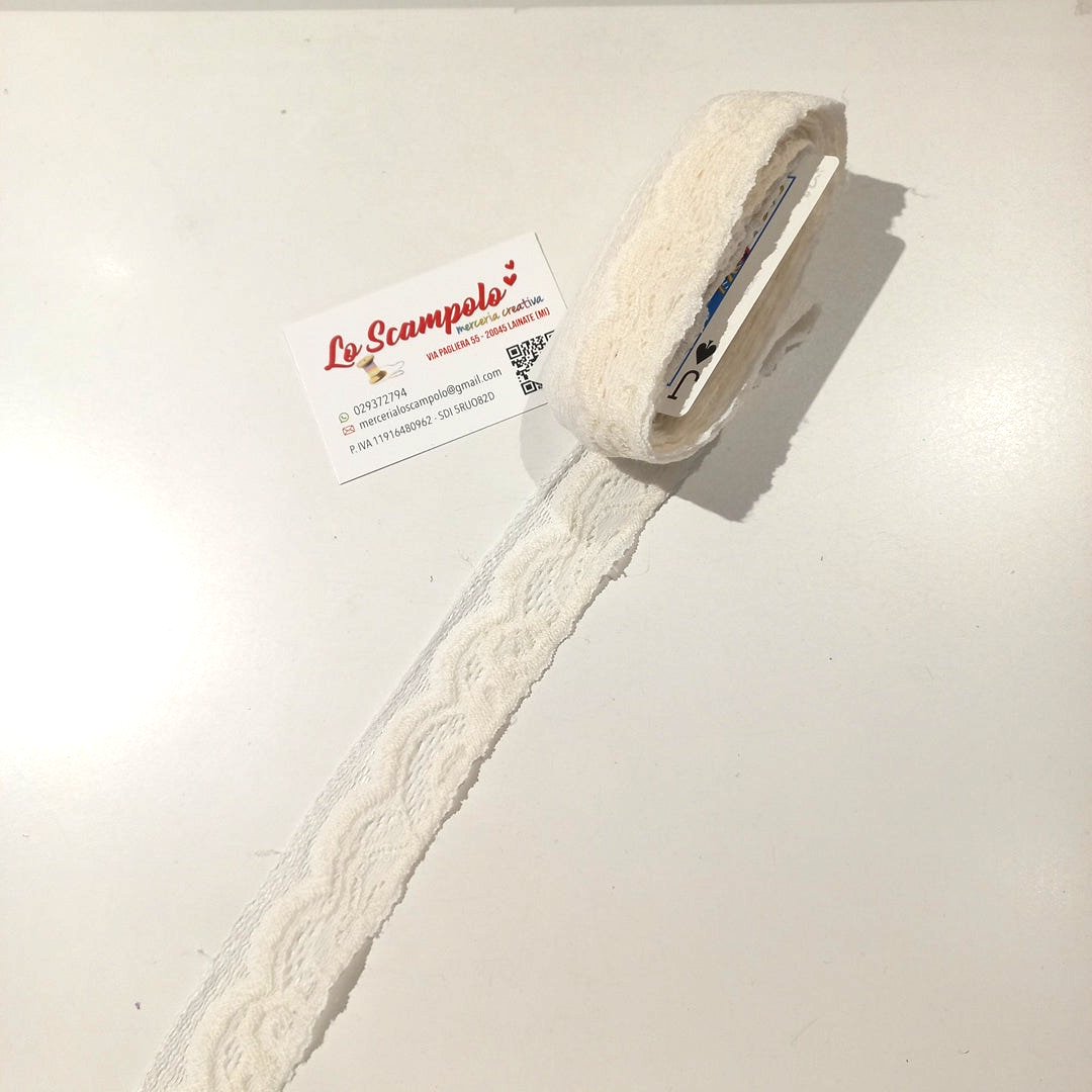 Pizzo Bianco Morbido 3x500 cm
