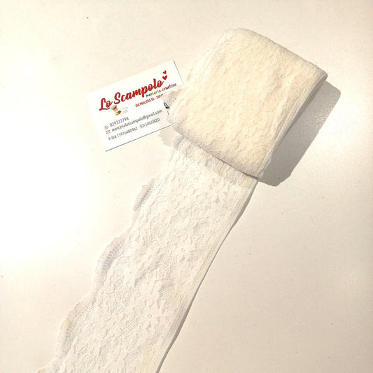 Pizzo Bianco Morbido 8x500 cm