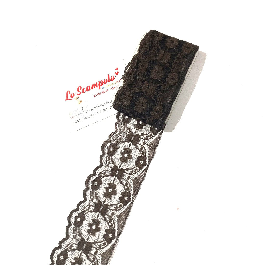 Pizzo Marrone 5x500 cm