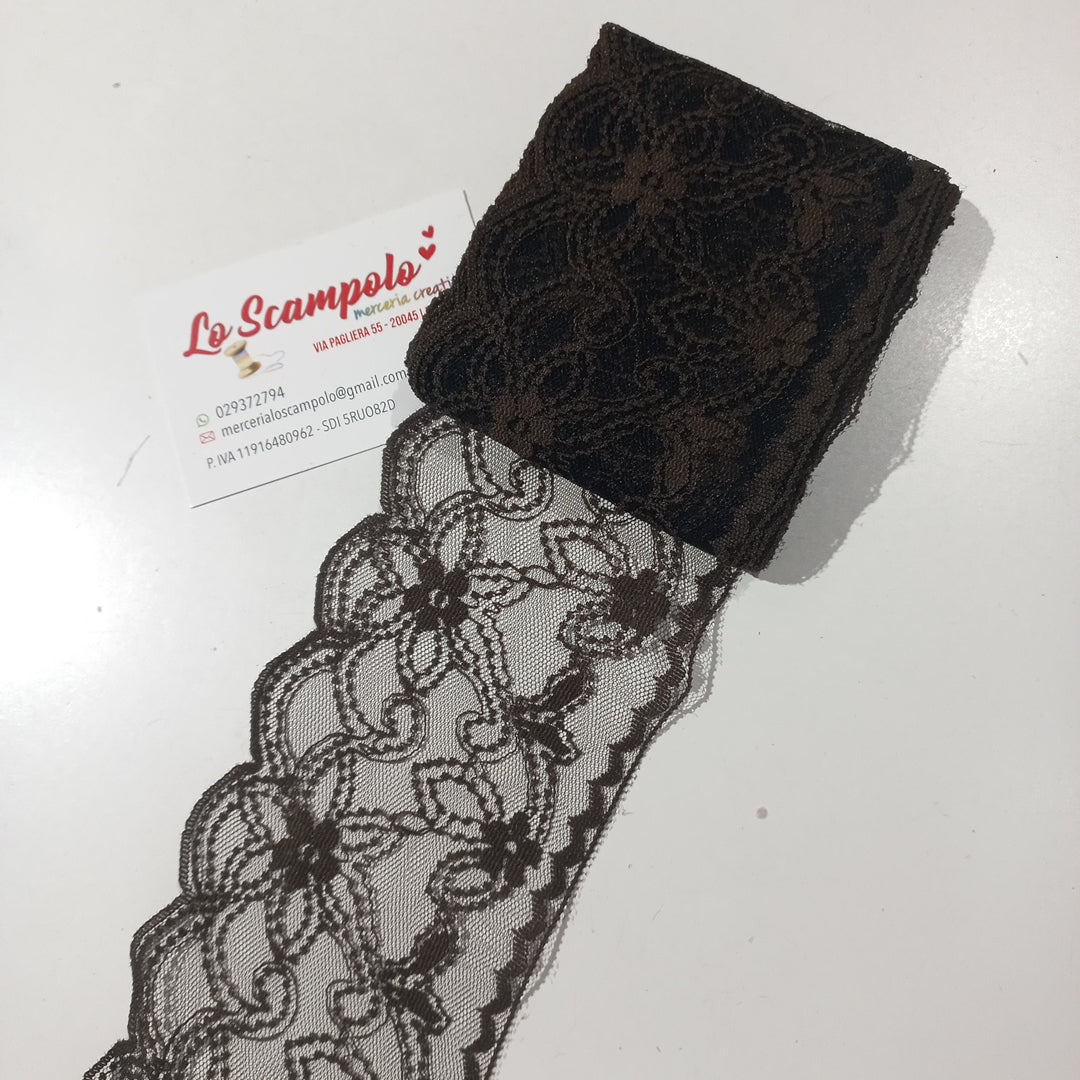 Pizzo Marrone 8x500 cm