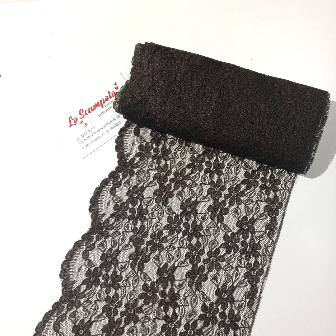 Pizzo Marrone 13x500 cm