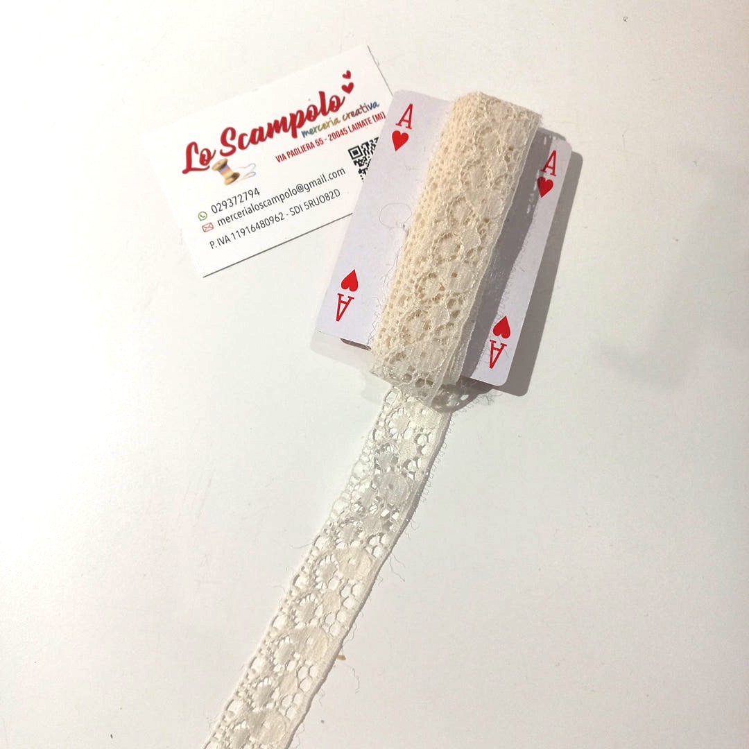 Pizzo Bianco Panna 2x500 cm