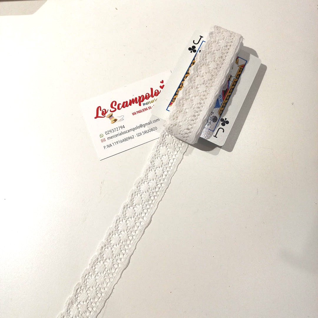 Pizzo Bianco Ottico 2x500 cm