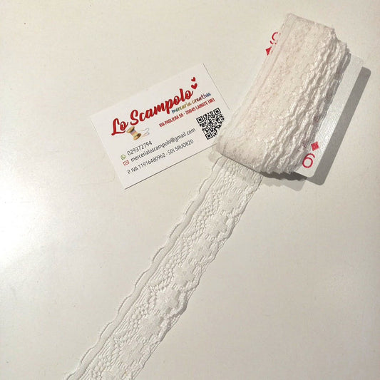 Pizzo Bianco Ottico 3x500 cm