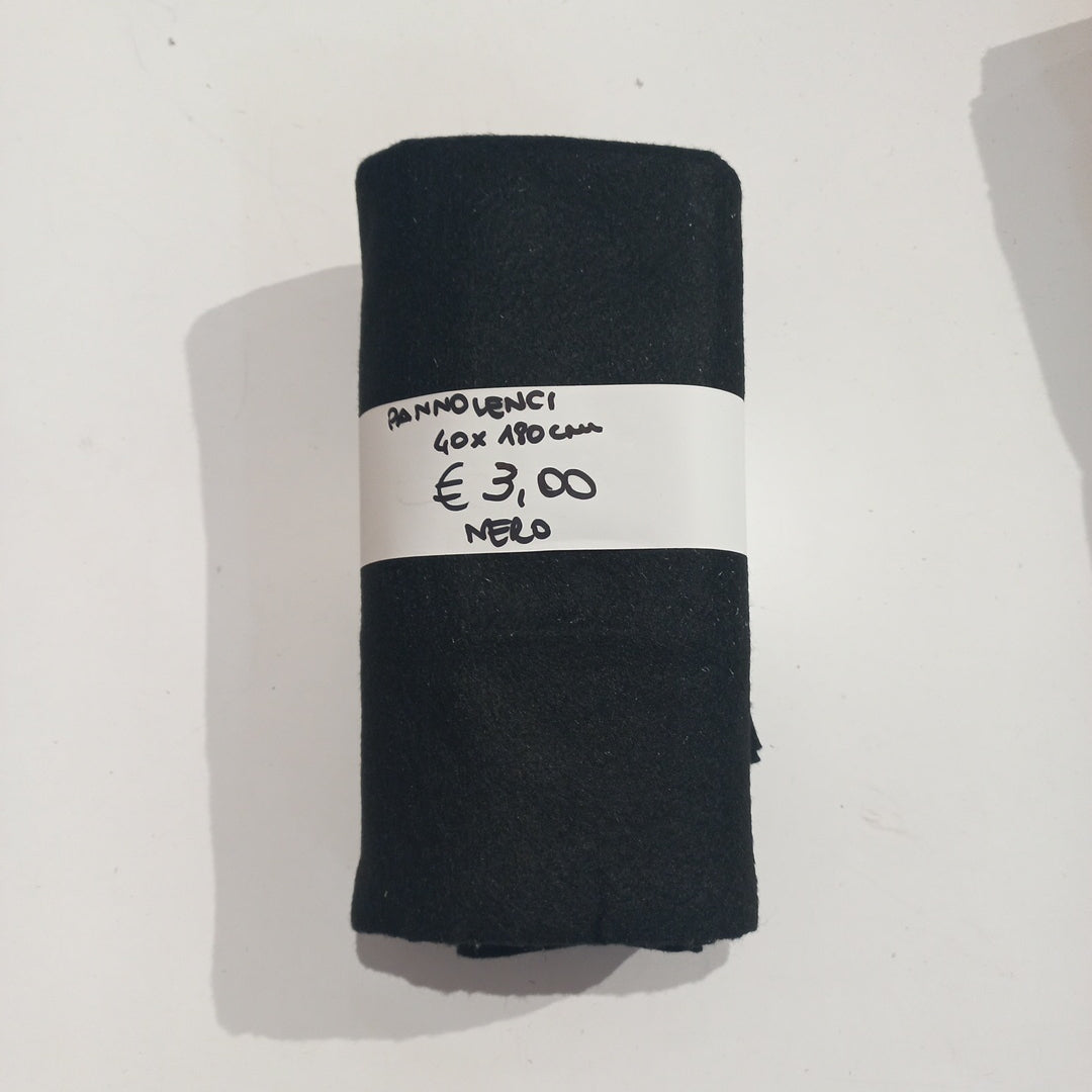 Pannolenci Nero 40x180 cm