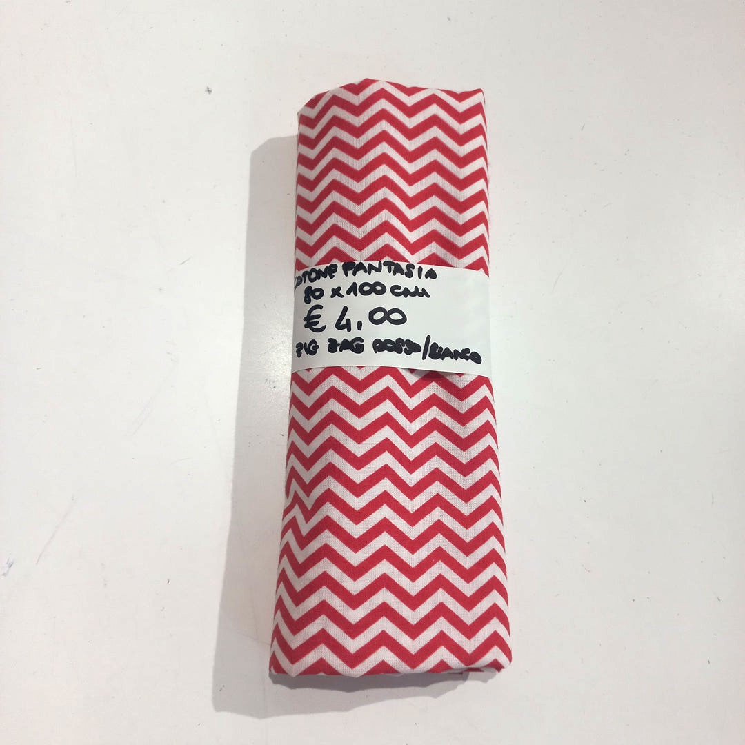 Cotone Fantasia Zig Zag 80x100 cm