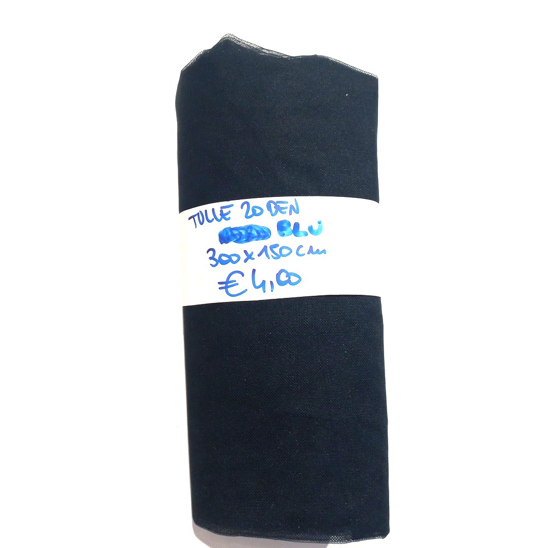 Tulle 20 denari Blu 150x300 cm