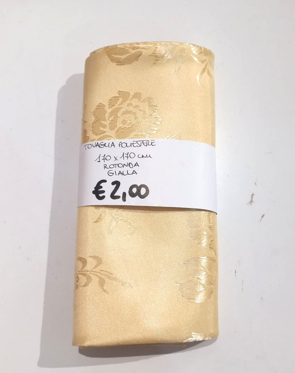 Tovagli poliestere Rotonda Gialla 170 cm diam.
