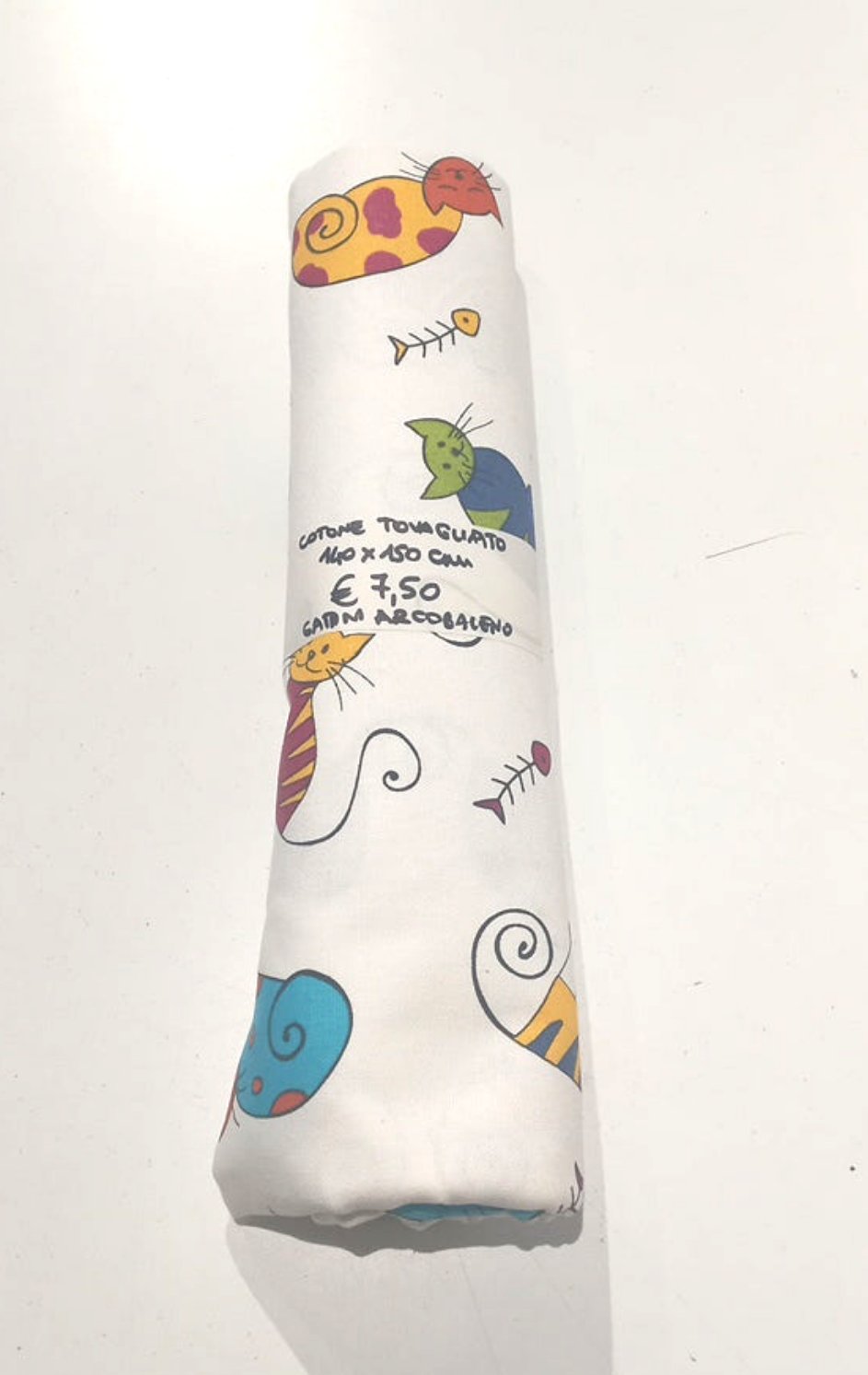 Tovagliato Gattini Arcobaleno 140x150 cm