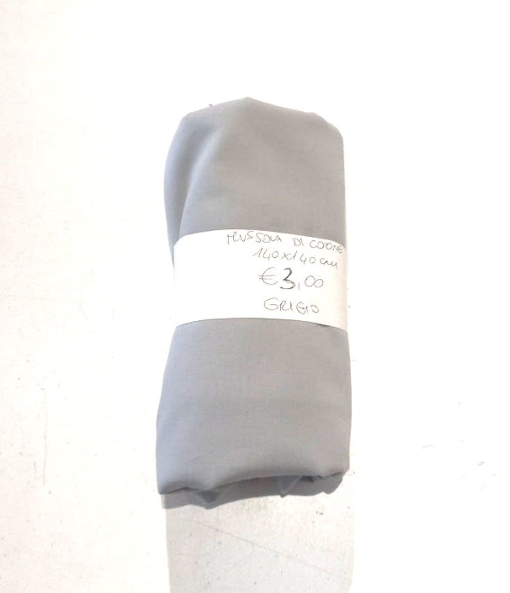 Mussola di Cotone Grigio 140x140 cm