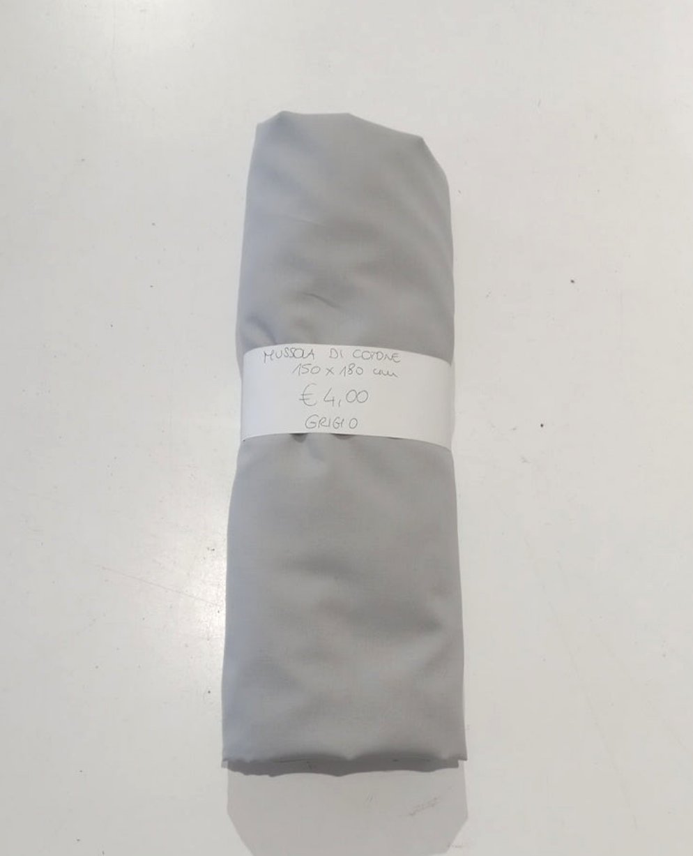 Mussola di Cotone Grigio 150x180 cm