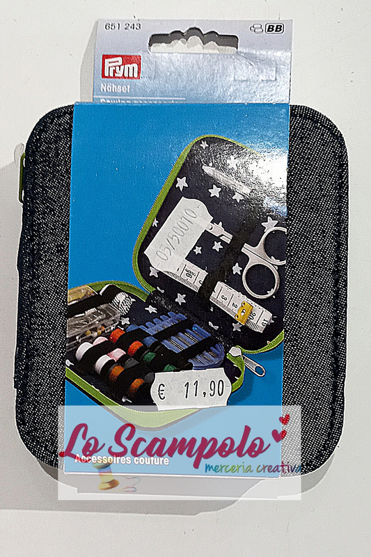 Kit accessori per Cucito Prym Verde e Jeans 651242