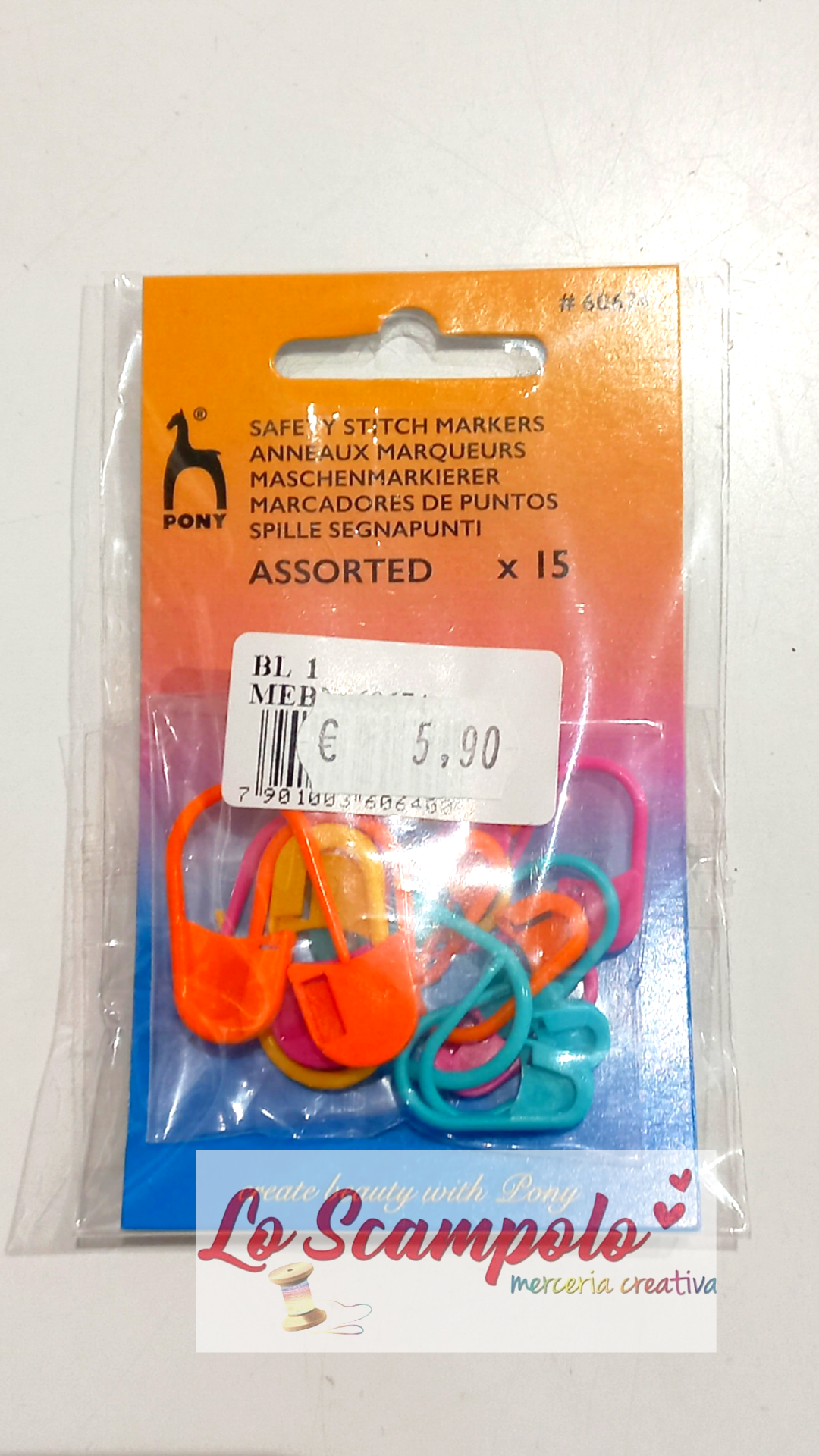 Spille Segnapunti 15 pz Pony #60674