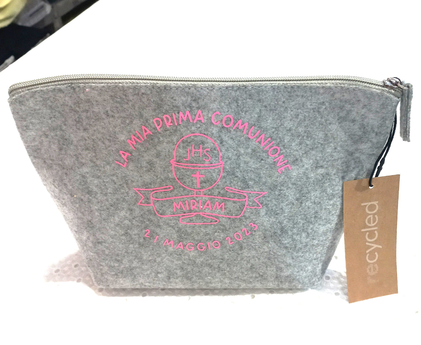 Pochette Busta Astuccio in Feltro Personalizzabile