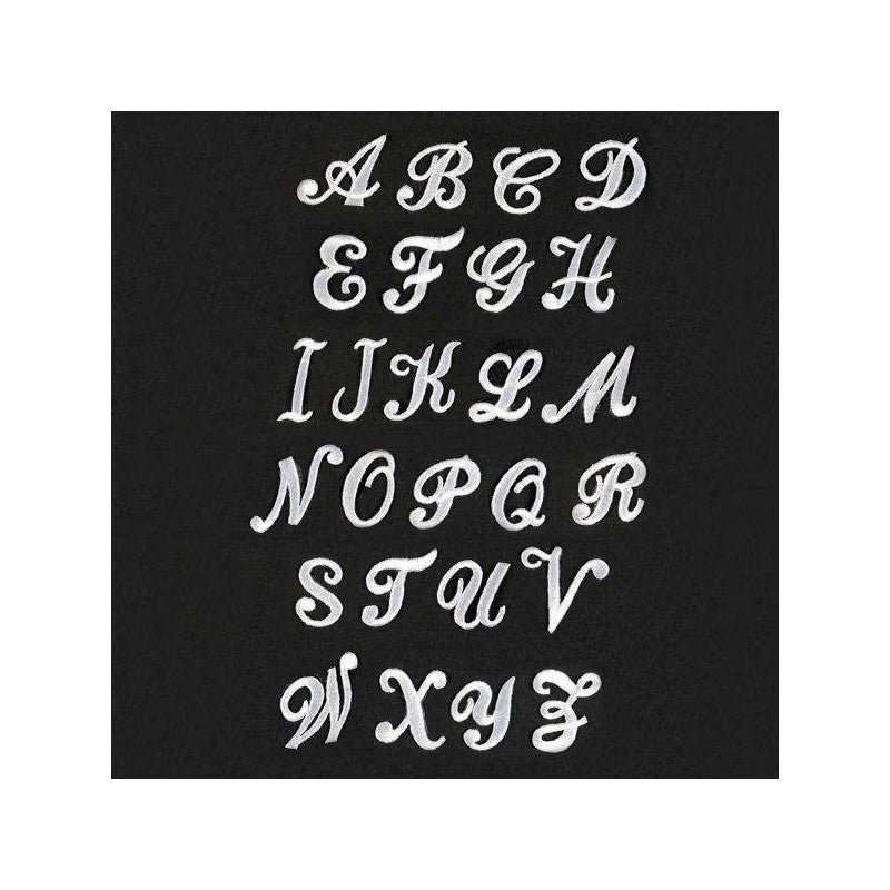 Lettere termoadesive corsivo Marbet