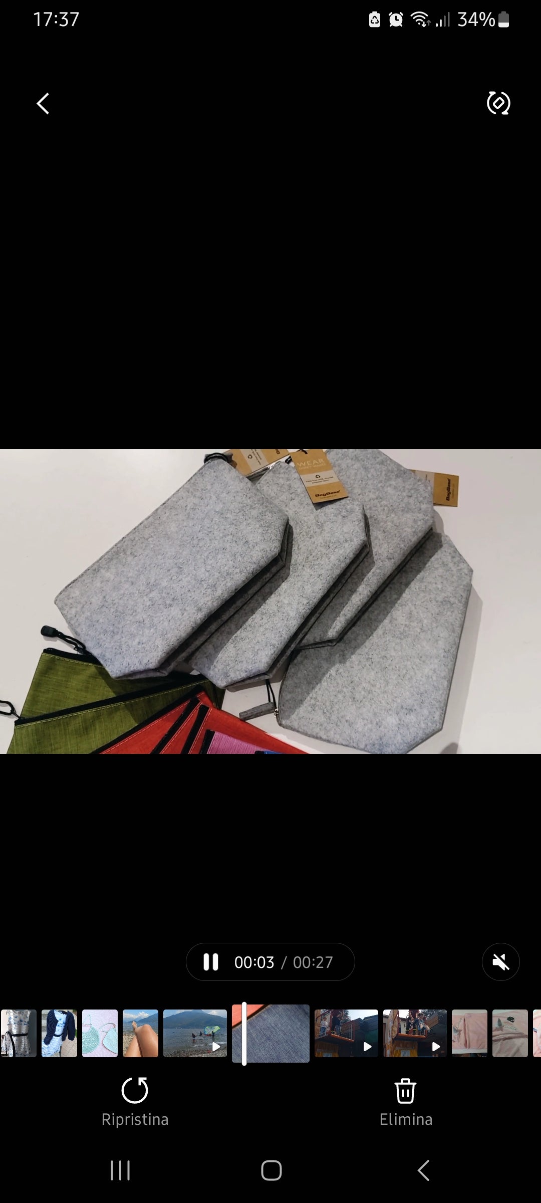 Pochette Busta Astuccio in Feltro Personalizzabile