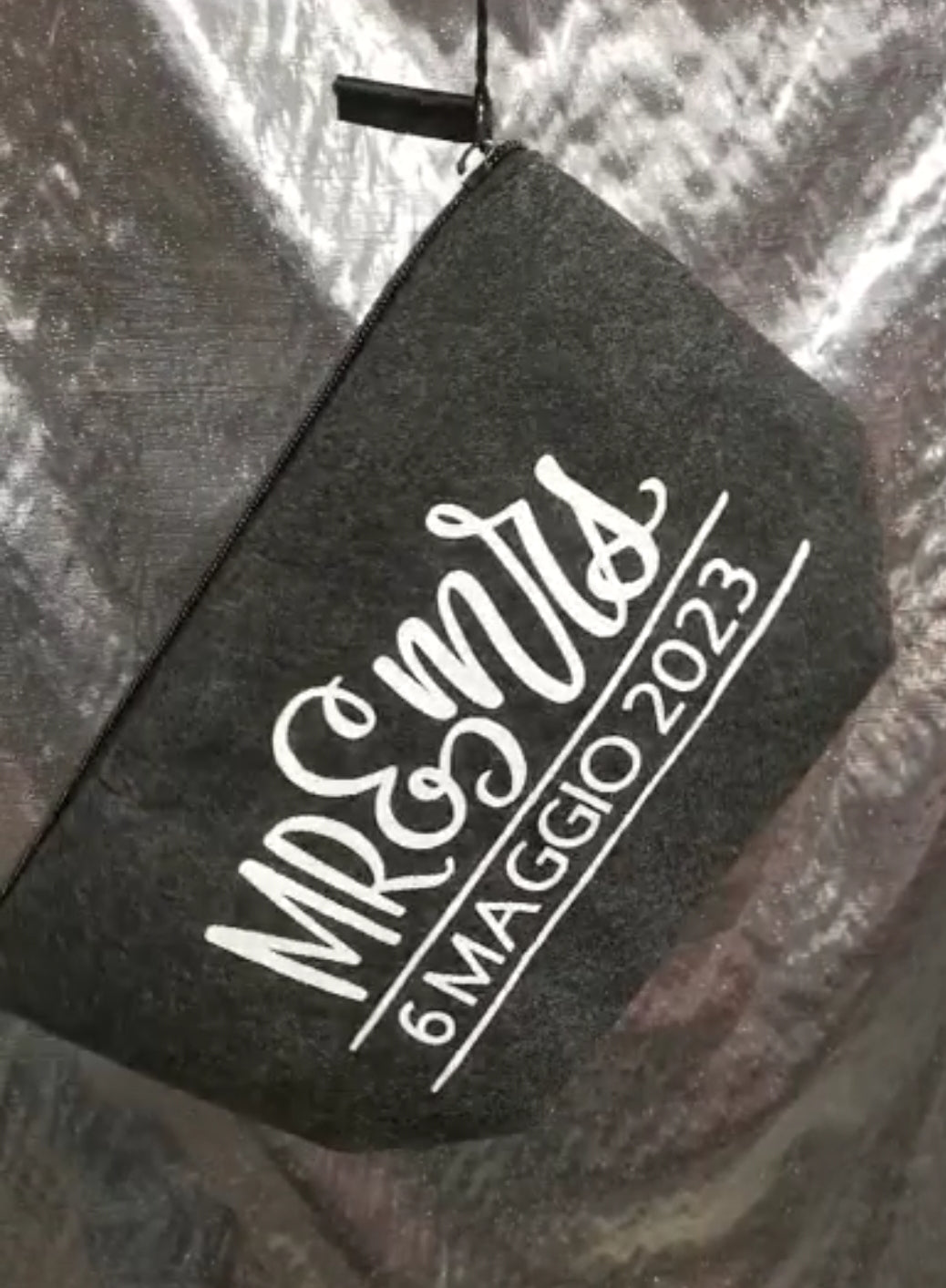Pochette Busta Astuccio in Feltro Personalizzabile