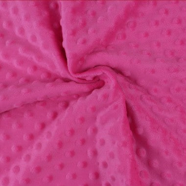 Minky Pile Dots Barbie