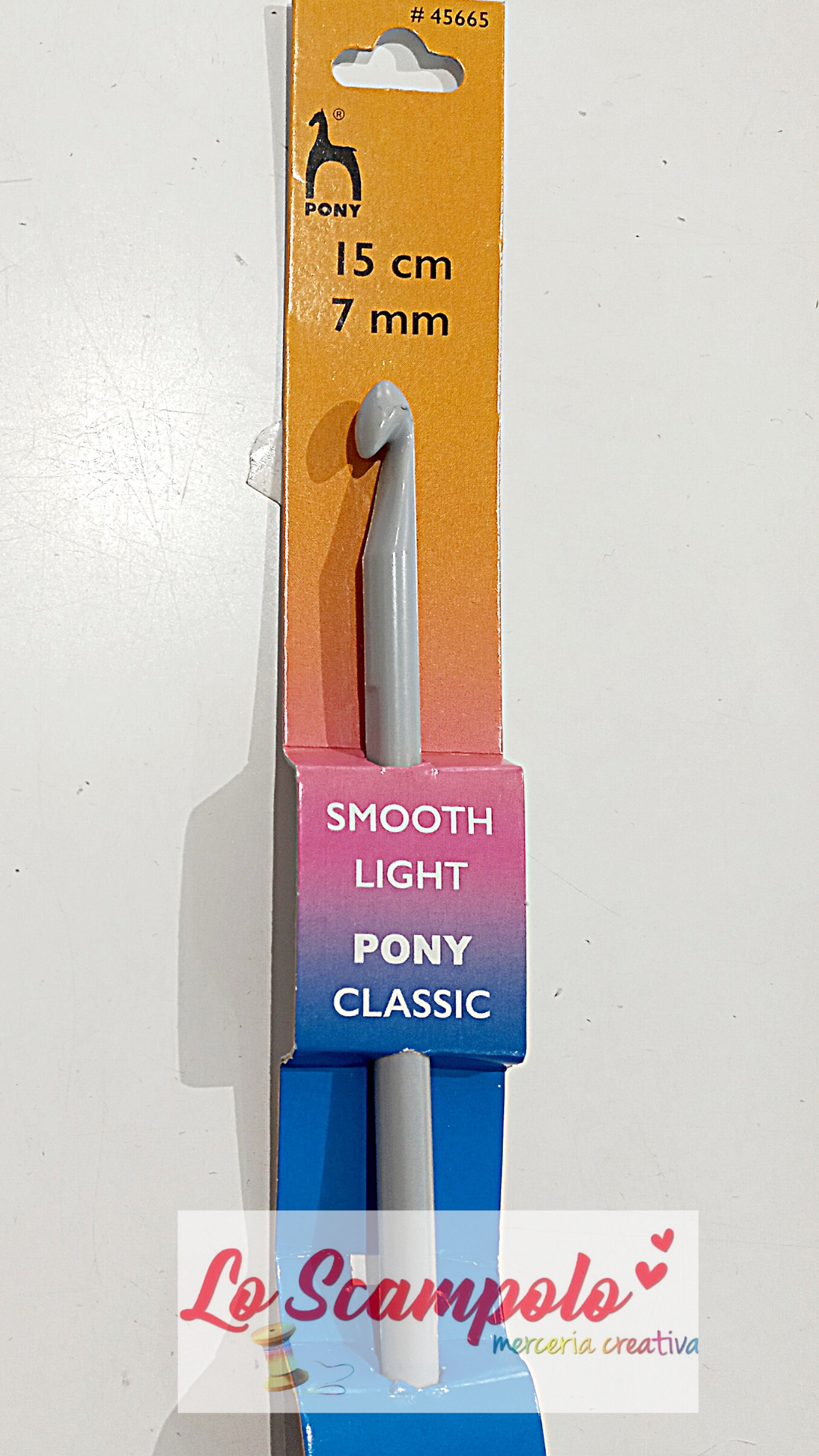 Uncinetto diametro 7 mm lunghezza 15 cm Pony #45665