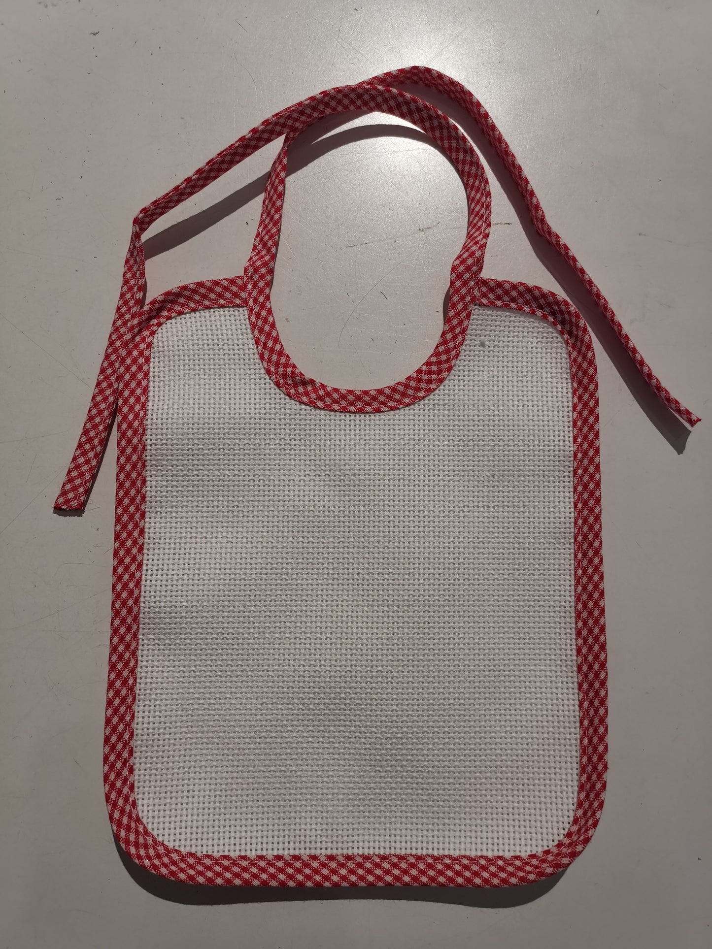 Bavaglia ricamo tutta Aida bordo Vichy