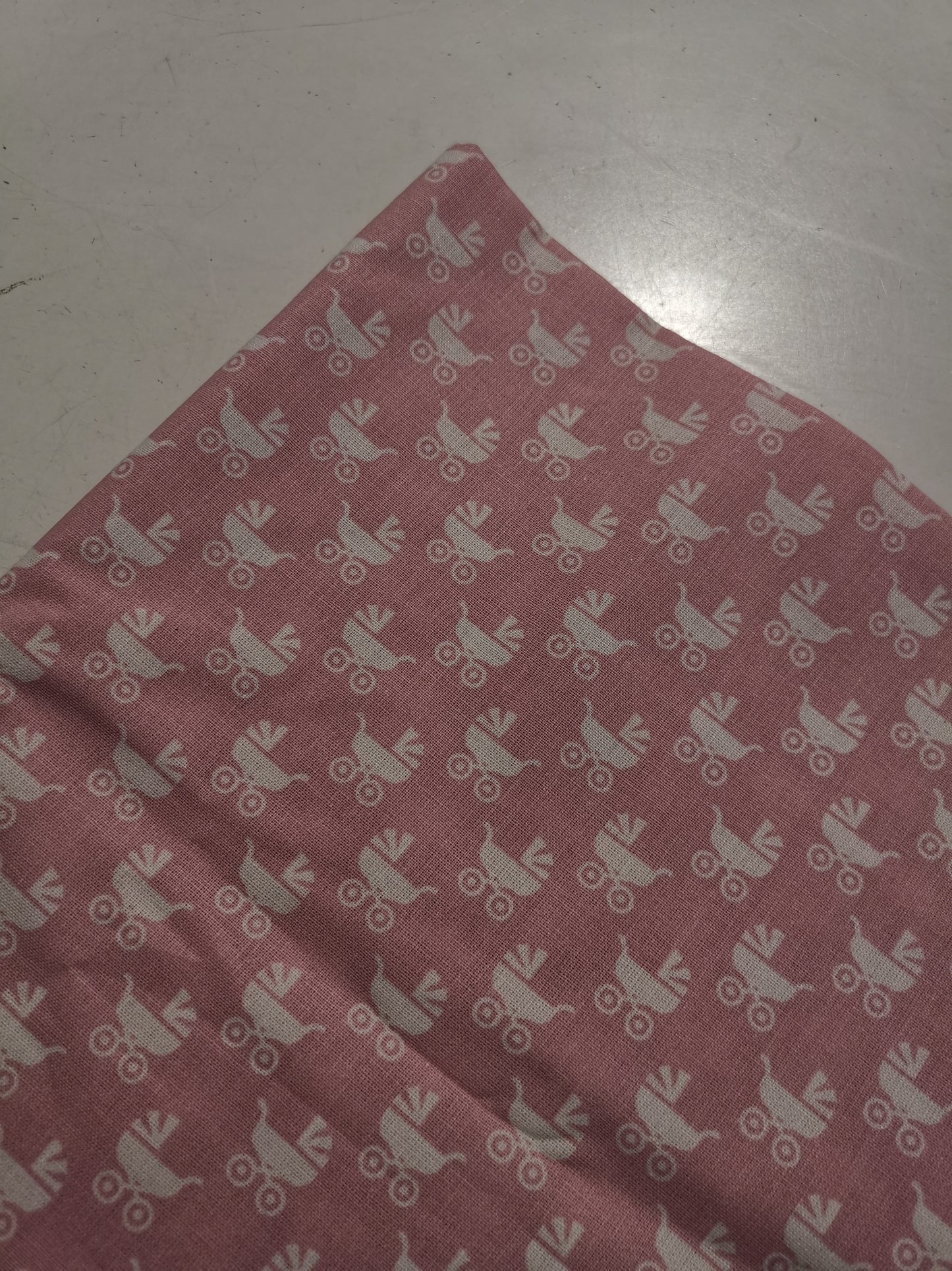 Cotone Carrozzine base rosa