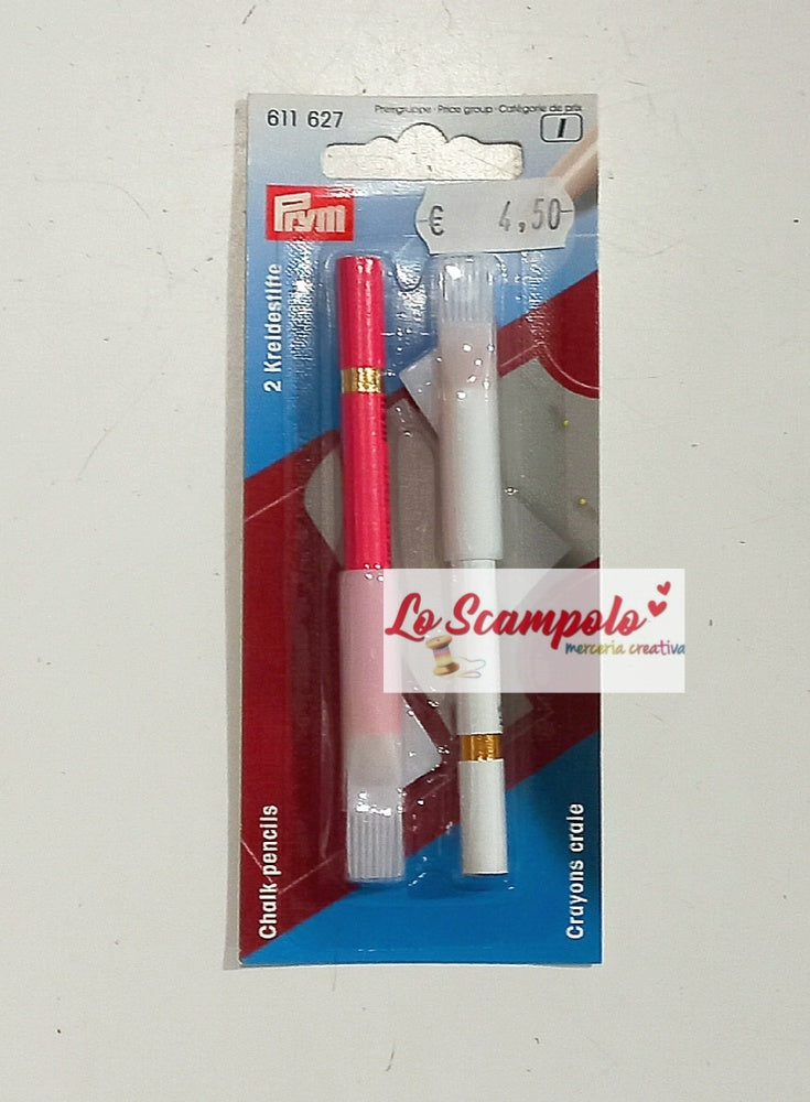 Matite per Sarti Prym Rosa e Bianco 611627
