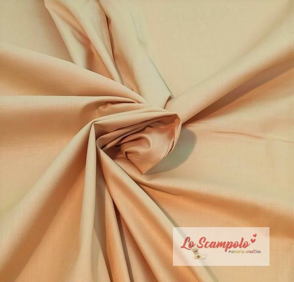 Cammello 100% Cotone Tinta Unita
