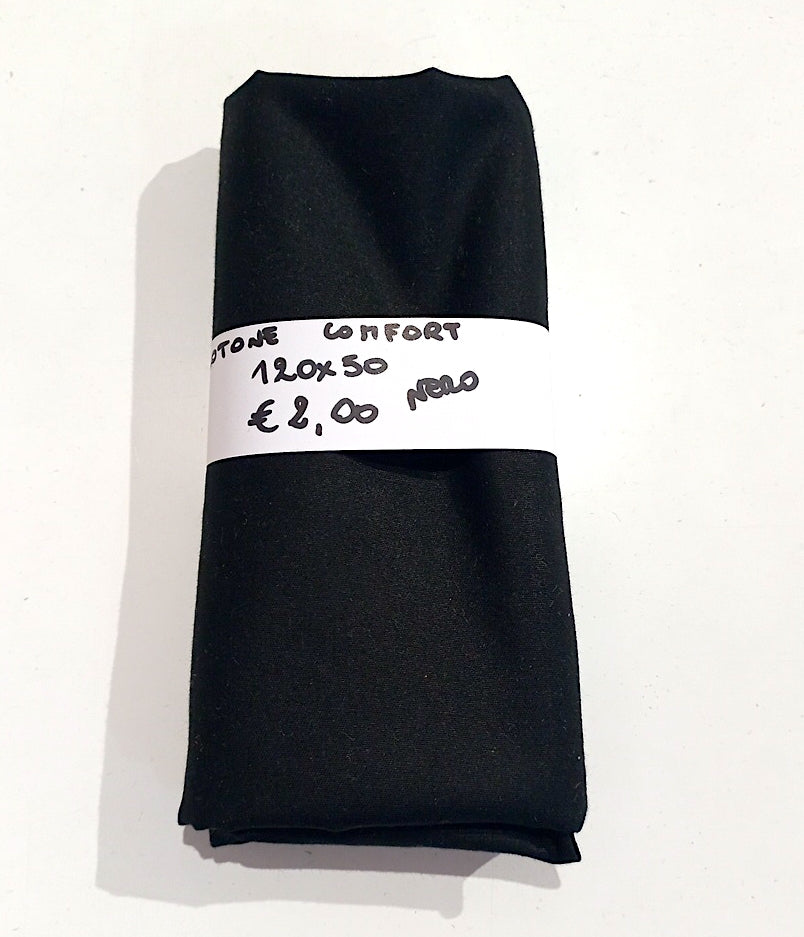 Cotone Comfort Nero 120x50 cm