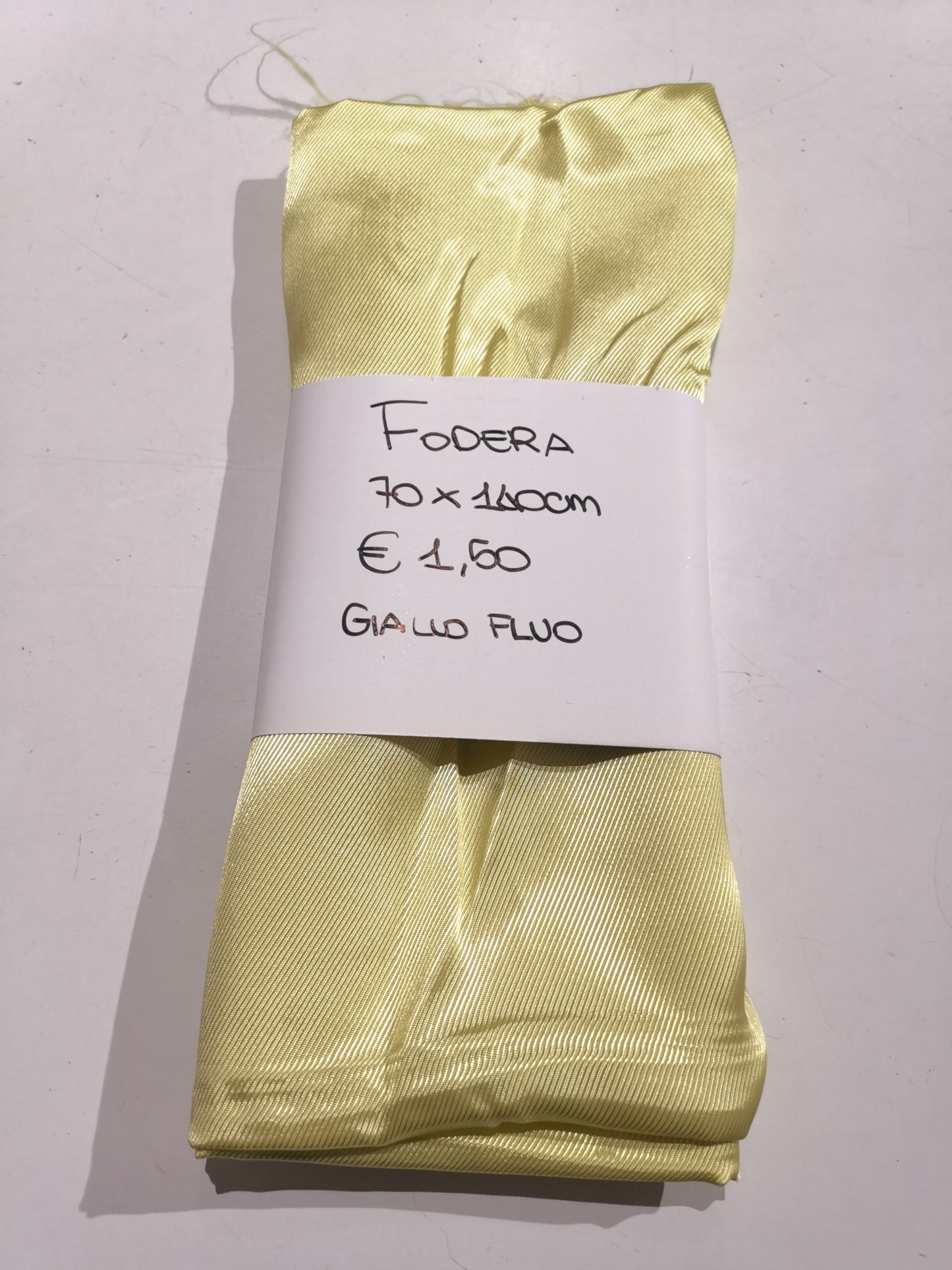 Fodera Giallo Fluo 70x140 cm