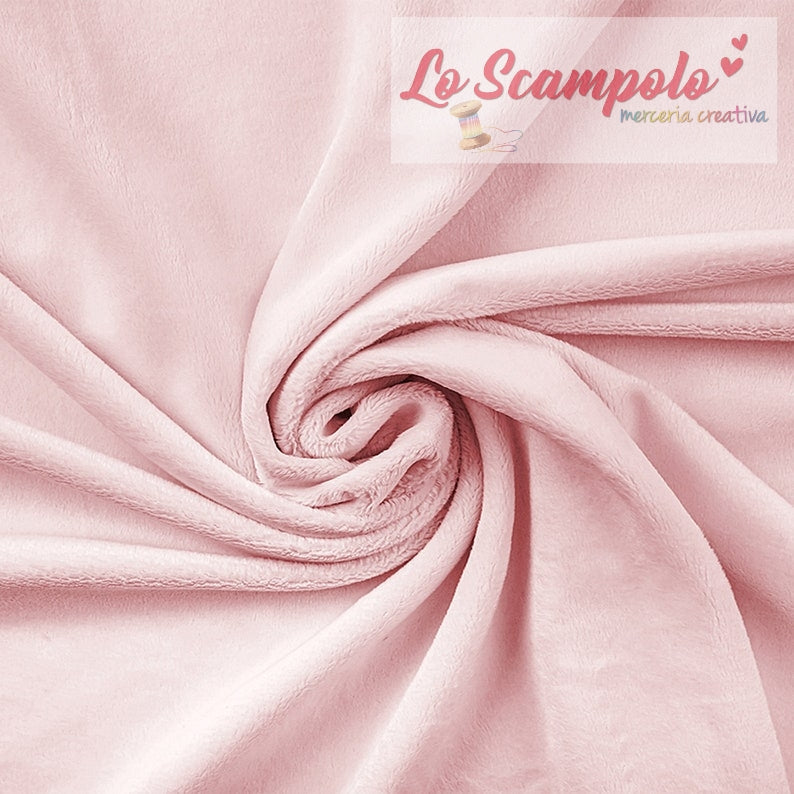 Minky Pile Doudou Rosa