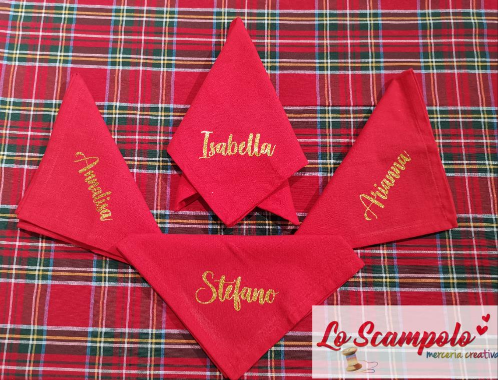 Tovaglioli Personalizzati