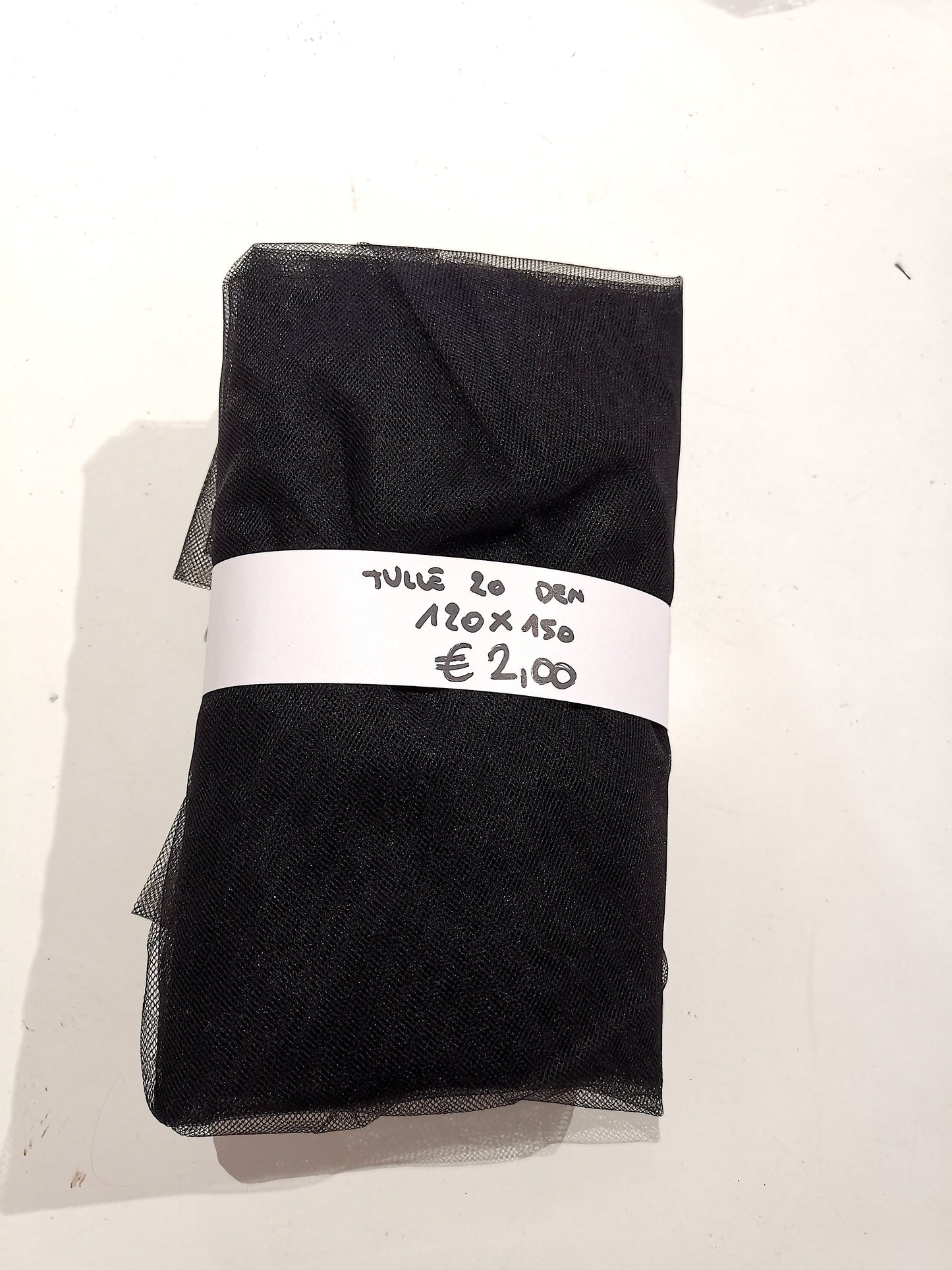 Tulle 20 denari Nero 120x150 cm