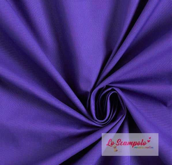 Viola 100% Cotone Tinta Unita