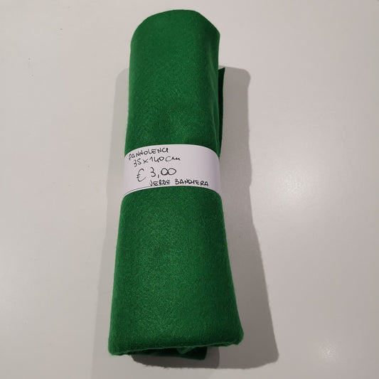 Pannolenci Verde Bandiera 35x140 cm