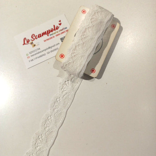 Pizzo Bianco Ottico Archi 3x500 cm