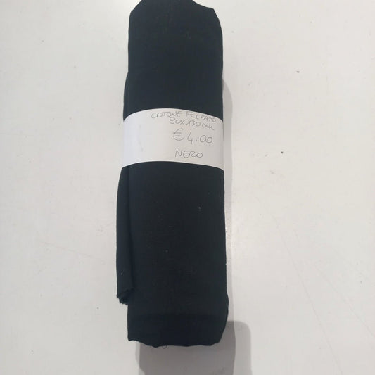 Cotone Felpato Nero 90x130 cm