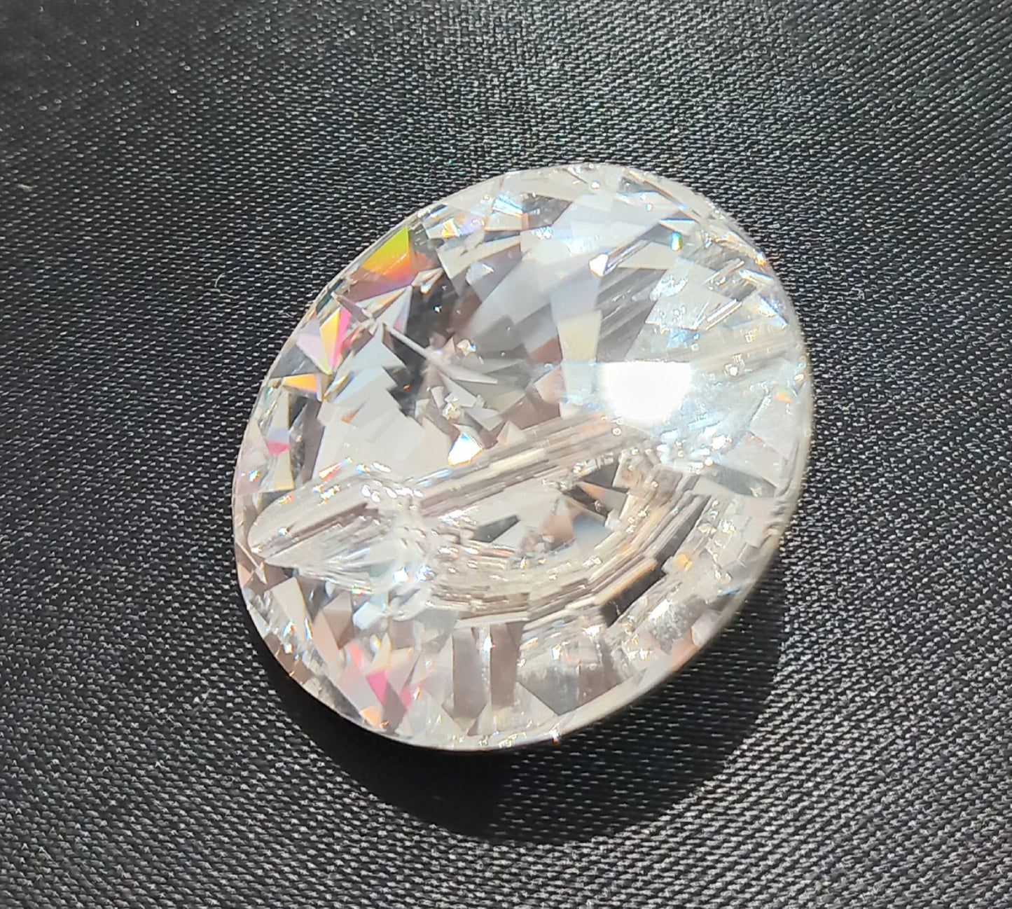 Bottone Gioiello Swarovski diam. 23 mm – Merceria Creativa Lo Scampolo