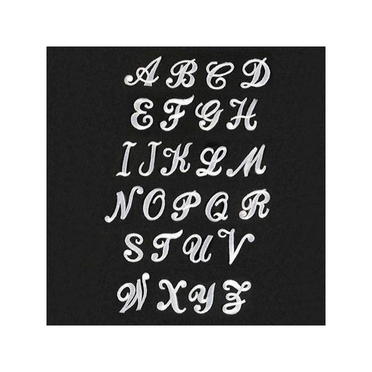 Lettere termoadesive corsivo Marbet