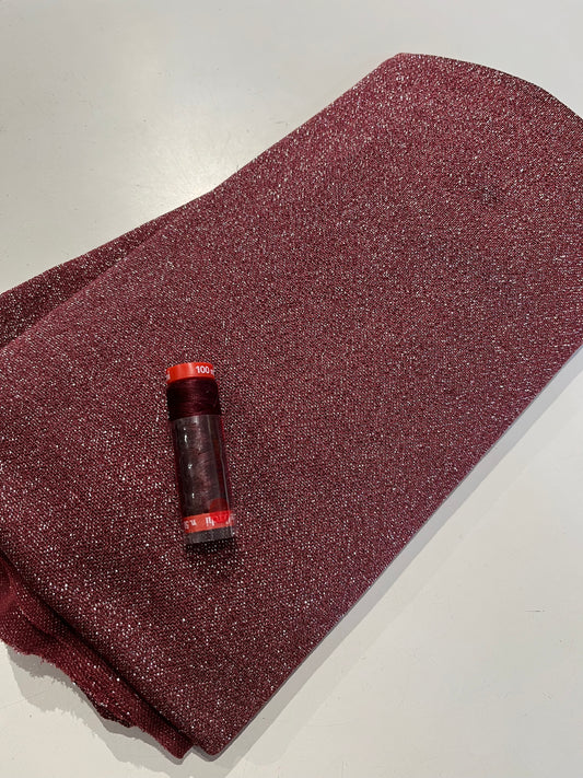Kit Jersey Lamé Bordeaux e Argento Elisa Masi