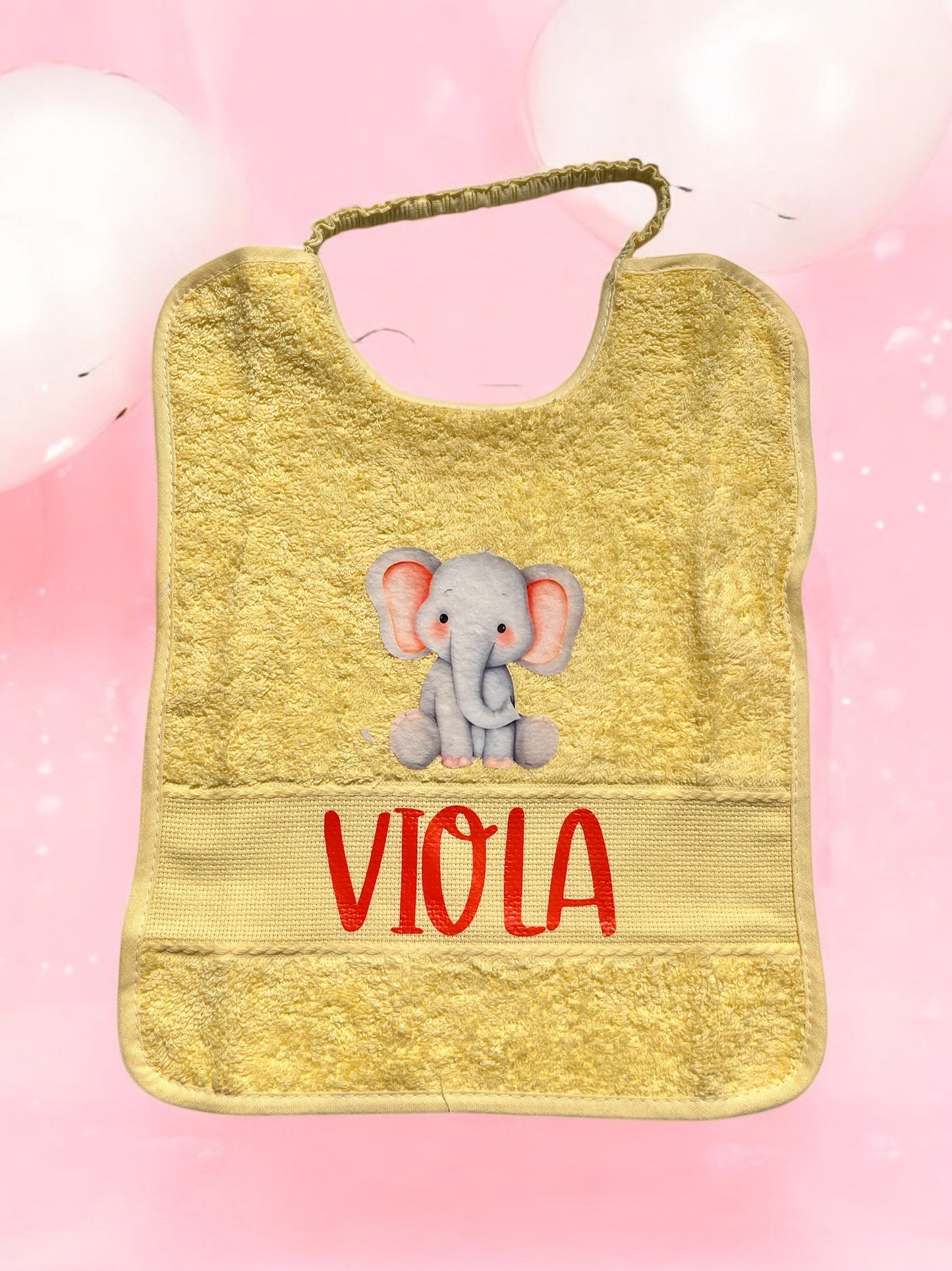 Bavaglia asilo personalizzata Elefante