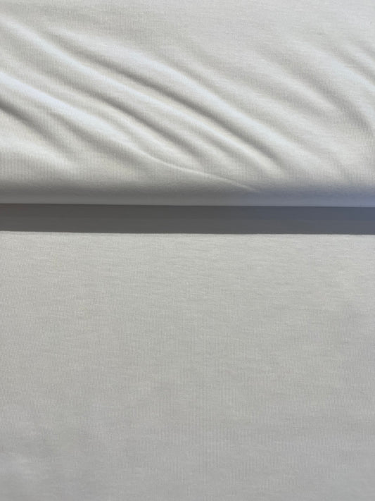 Jersey di cotone Bianco