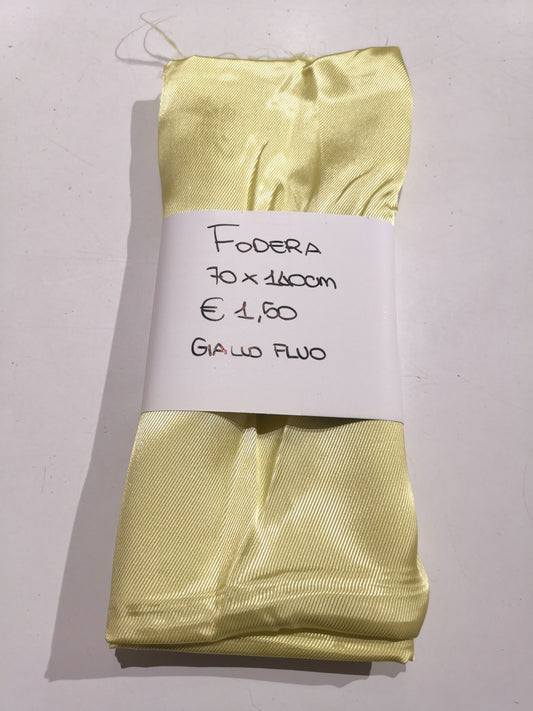 Fodera Giallo Fluo 70x140 cm