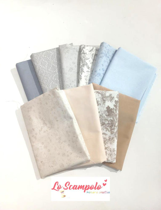 Box Paris 10 tagli da 100x70 cm di Puro Cotone