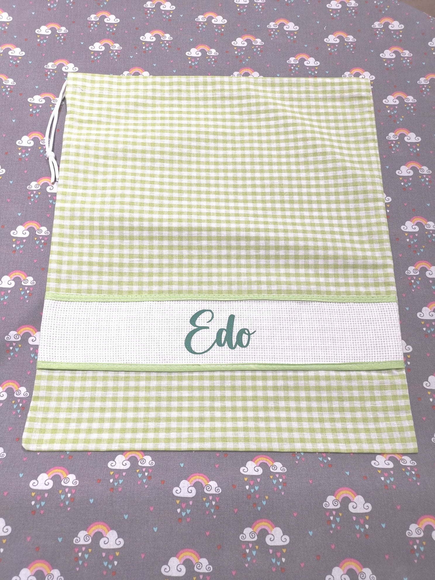 Sacco Cambio Biancheria Per Asilo - Cotone 100%, 36x45 Cm, Personalizzabile - Foto 9