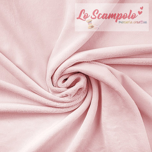 Minky Pile Doudou Rosa