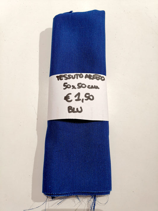 Tessuto Arredo Blu 50x50 cm